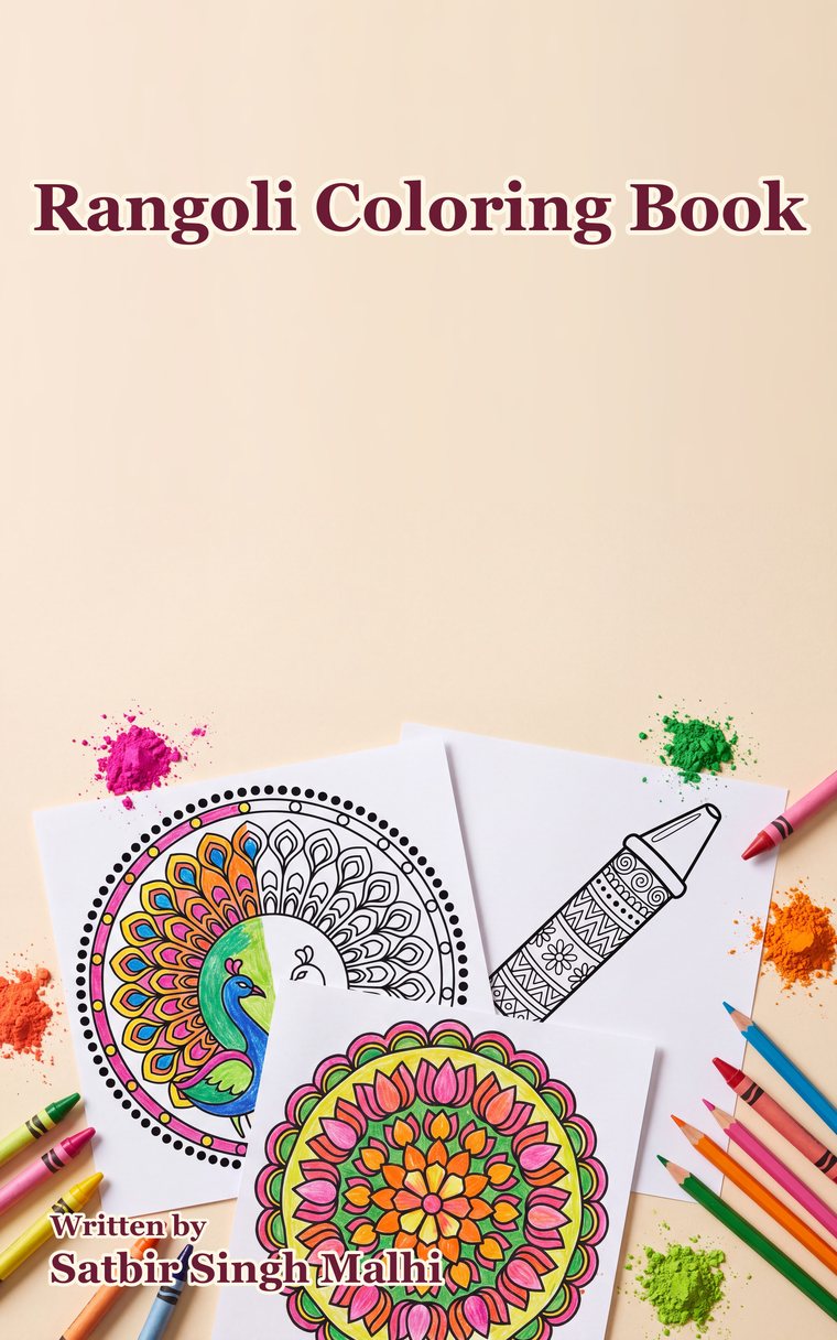 Cover of Rangoli Coloring Book